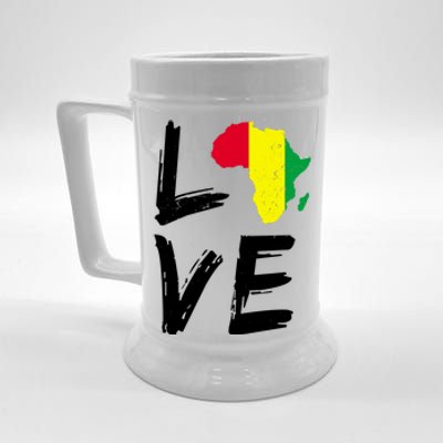 Love Africa Logo Beer Stein