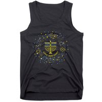 Love and Light Hanukkah  Jew Menorah Jewish Chanukah Tank Top