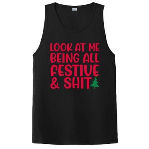 Look At Me Being All Festive & Shit Funny Christmas Meme PosiCharge Competitor Tank