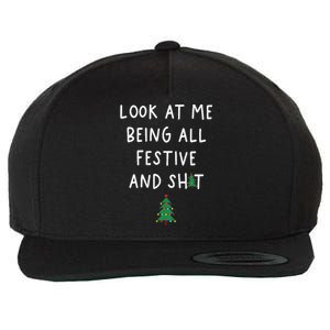 look at me being all festive Wool Snapback Cap