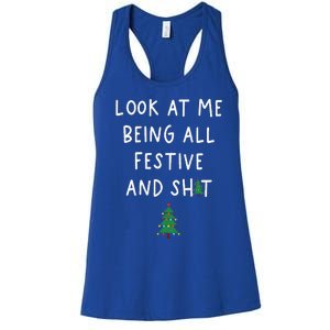 look at me being all festive Women's Racerback Tank