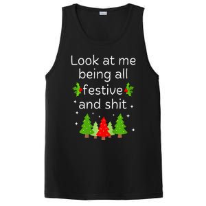 Look At Me Being All Festive And Shits Humorous Xmas Meme PosiCharge Competitor Tank