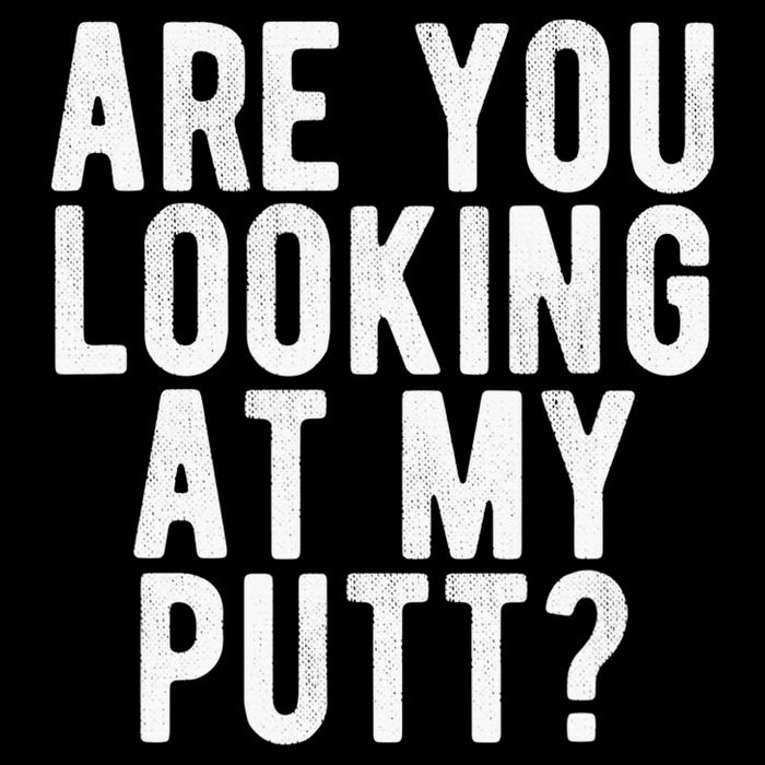 Looking At My Putt Golf Golfing Player Golfer Coach 16 in Basic Backpack