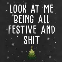 Look At Me Being All Festive And Shit Holiday Beanie