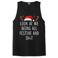 Look At Me Being All Festive And Shit Funny Christmas Tree PosiCharge Competitor Tank