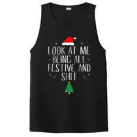 Look At Me Being All Festive And Shit Funny Christmas PosiCharge Competitor Tank