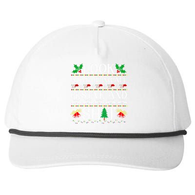 Look At Me Being All Festive And Shit Humorous Christmas  Snapback Five-Panel Rope Hat