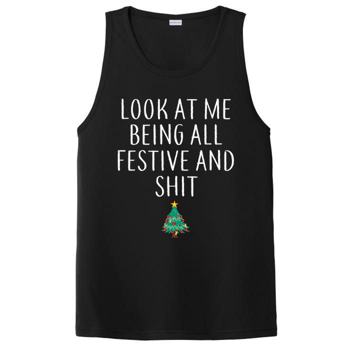 Look At Me Being All Festive And Shits Xmas PosiCharge Competitor Tank