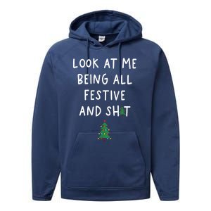 Look At Me Being All Festive Performance Fleece Hoodie