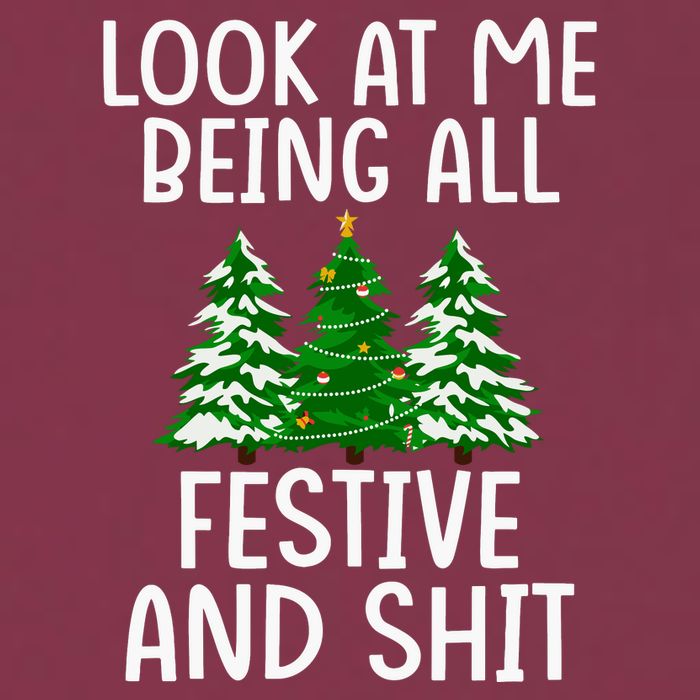 Look At Me Being All Festive And Shit Humorous Xmas 16oz Travel Tumbler