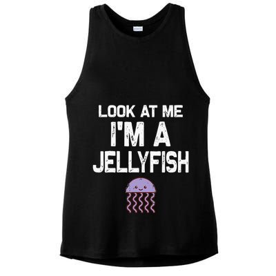 Look at me I'm a Jellyfish Halloween Costume  Ladies PosiCharge Tri-Blend Wicking Tank