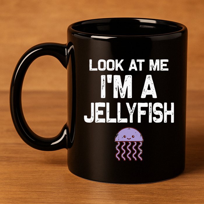 Look at me I'm a Jellyfish Halloween Costume  11oz C Handle Ceramic Mug