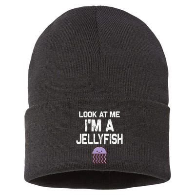 Look at me I'm a Jellyfish Halloween Costume  Sustainable Knit Beanie