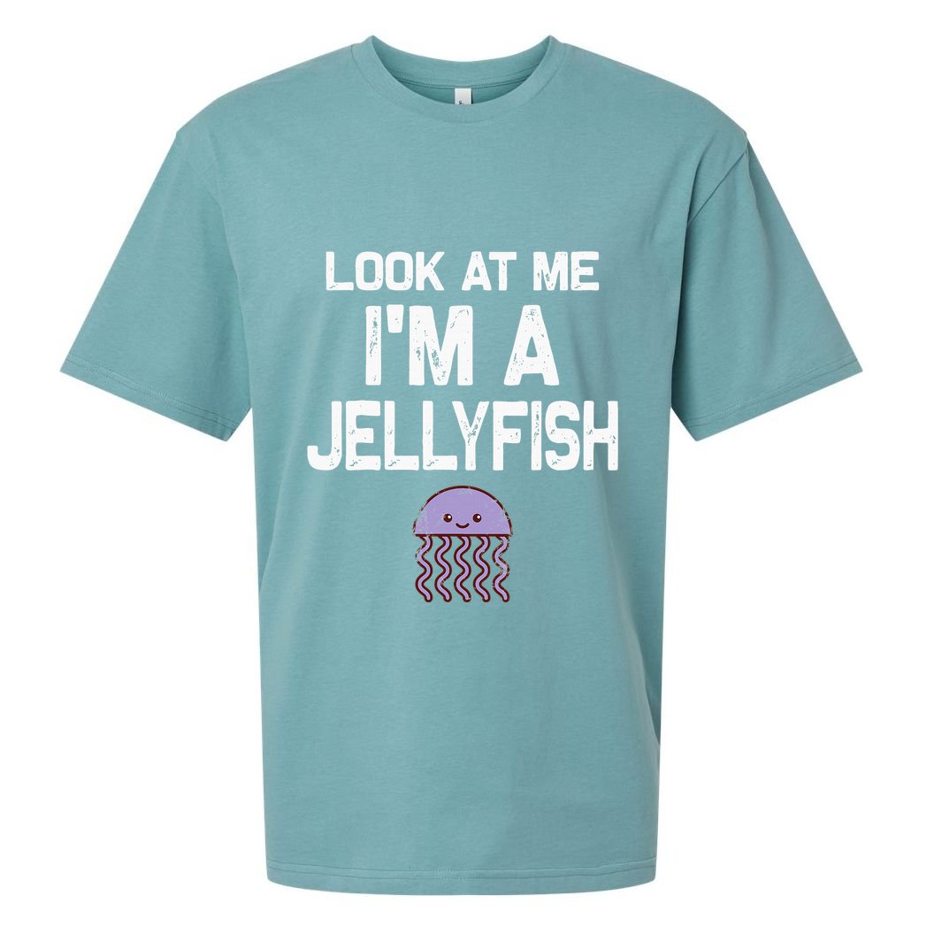 Look at me I'm a Jellyfish Halloween Costume  Sueded Cloud Jersey T-Shirt