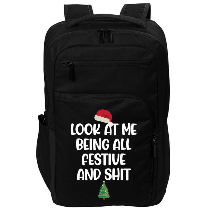 Look At Me Being All Festive And Shit Christmas Impact Tech Backpack