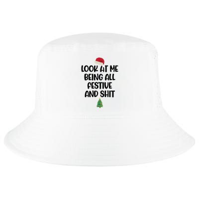 Look At Me Being All Festive And Shit Christmas Cool Comfort Performance Bucket Hat
