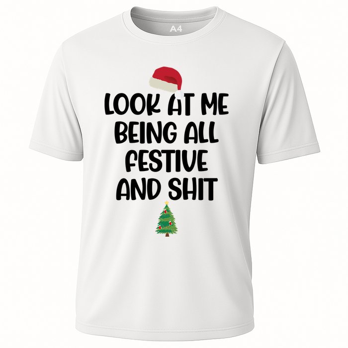 Look At Me Being All Festive And Shit Christmas Performance Shirt