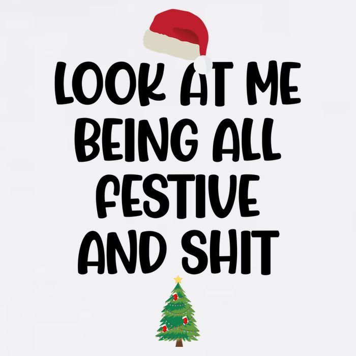 Look At Me Being All Festive And Shit Christmas Apron