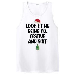 Look At Me Being All Festive And Shit Christmas PosiCharge Competitor Tank