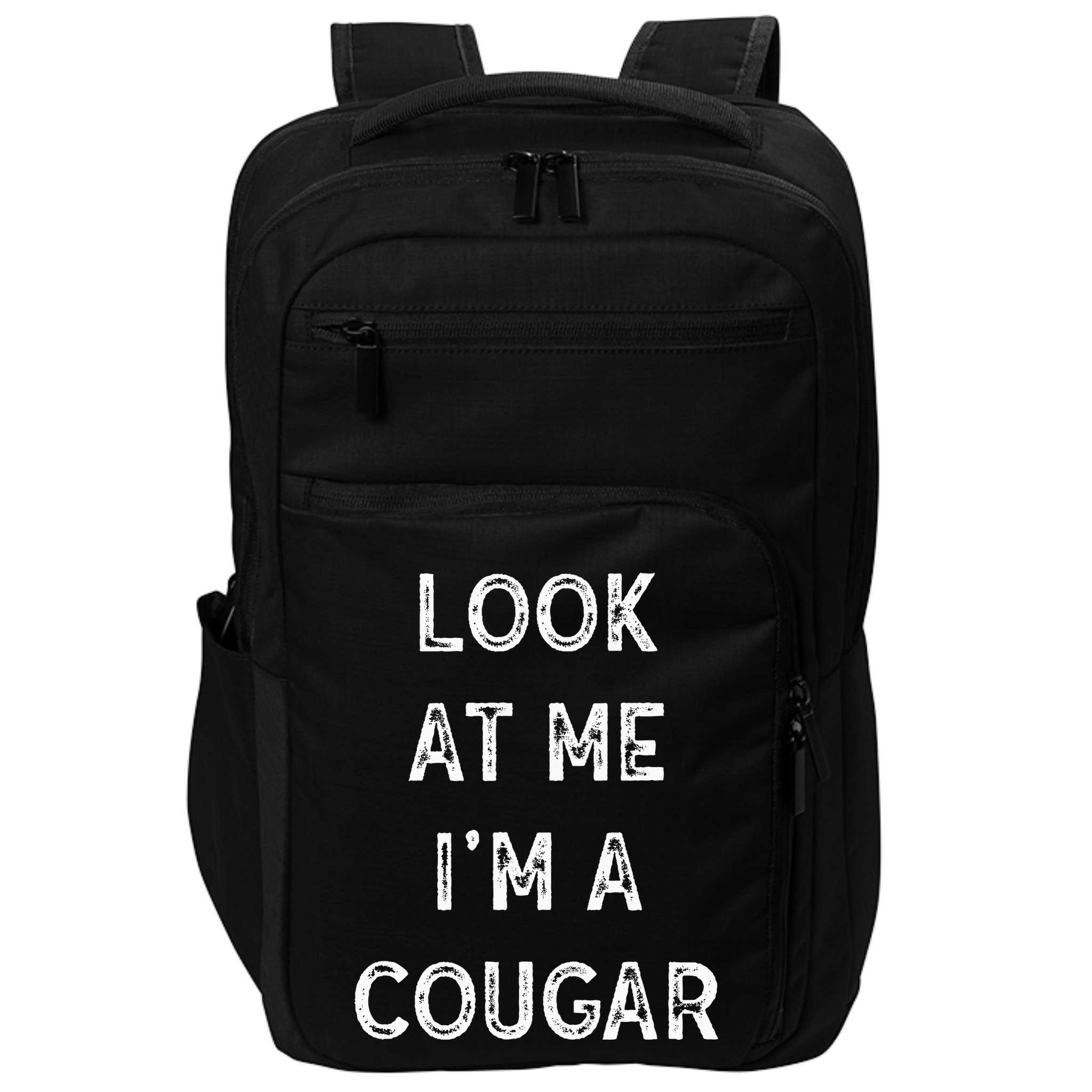 Look At Me I'm A Cougar Funny Halloween Costume  Impact Tech Backpack