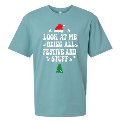 Look at me Being all Festive and Stuff Funny Ugly Sweater   Sueded Cloud Jersey T-Shirt