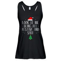 Look At Me Being All Festive And Funny Christmas Ladies Essential Flowy Tank