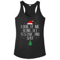 Look At Me Being All Festive And Funny Christmas Ladies PosiCharge Competitor Racerback Tank