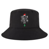 Look At Me Being All Festive And Shit Funny Xmas 2023 Cool Comfort Performance Bucket Hat