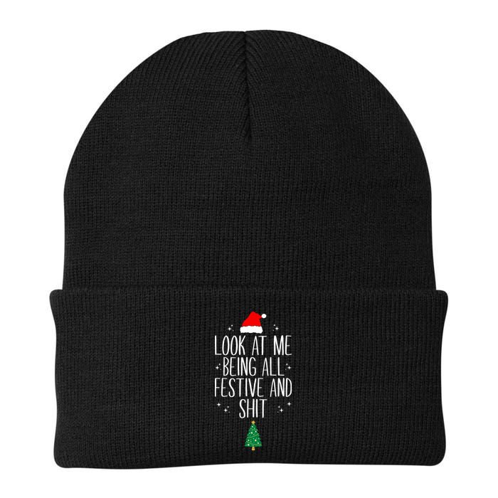 Look At Me Being All Festive And Shit Funny Xmas 2023 Beanie