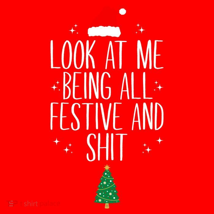 Look At Me Being All Festive And Shit Funny Xmas 2023 16 in Basic Backpack