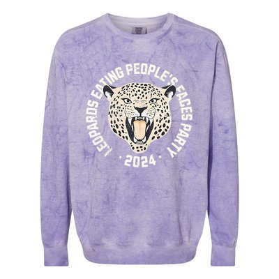 Leopards Ate My Face 2024 Colorblast Crewneck Sweatshirt