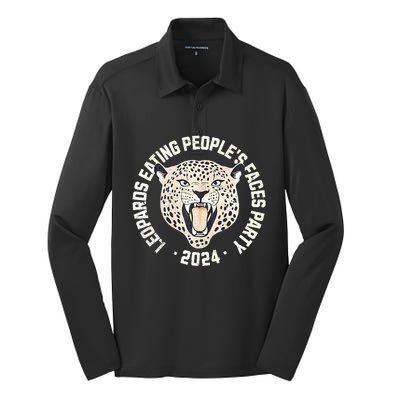 Leopards Ate My Face 2024 Silk Touch Performance Long Sleeve Polo