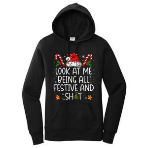 Look At Me Being All Festive And Funny Christmas Tree Women's Pullover Hoodie