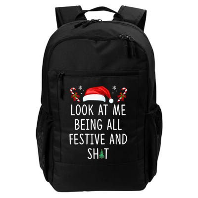 Look At Me Being All Festive And Funny Christmas Tree Backpack