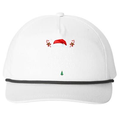 Look At Me Being All Festive And Funny Christmas Tree Snapback Five-Panel Rope Hat