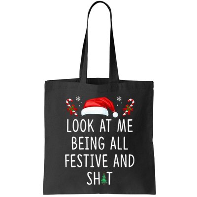 Look At Me Being All Festive And Funny Christmas Tree Bag