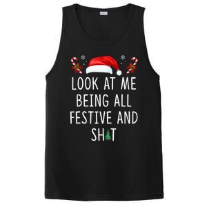 Look At Me Being All Festive And Funny Christmas Tree PosiCharge Competitor Tank