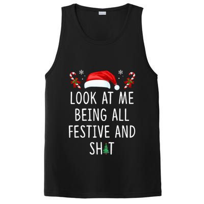 Look At Me Being All Festive And Funny Christmas Tree PosiCharge Competitor Tank