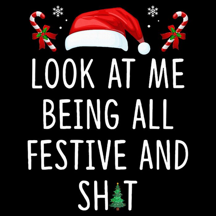 Look At Me Being All Festive And Funny Christmas Tree Tank Top