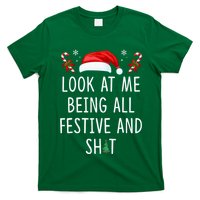 Look At Me Being All Festive And Funny Christmas Tree T-Shirt