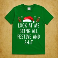 Look At Me Being All Festive And Funny Christmas Tree T-Shirt