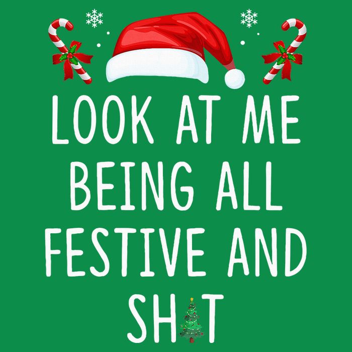 Look At Me Being All Festive And Funny Christmas Tree Toddler T-Shirt