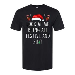 Look At Me Being All Festive And Funny Christmas Tree Softstyle CVC T-Shirt