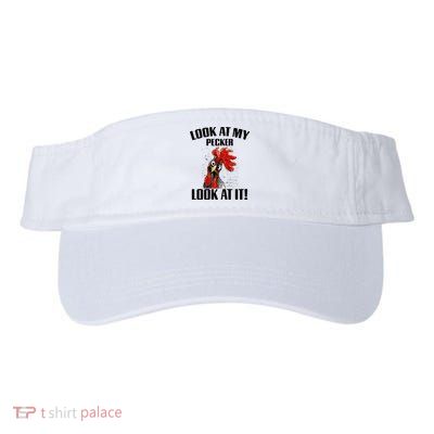 Look At My Pecker Look At It Funny Chicken Design Gift Visor