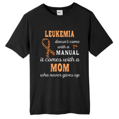 Leukemia Awareness Mom Support Leukemia Warrior Tall Fusion ChromaSoft Performance T-Shirt