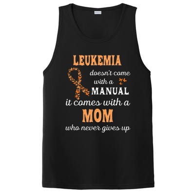 Leukemia Awareness Mom Support Leukemia Warrior PosiCharge Competitor Tank