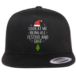 Look At Me Being All Festive Flat Bill Trucker Hat