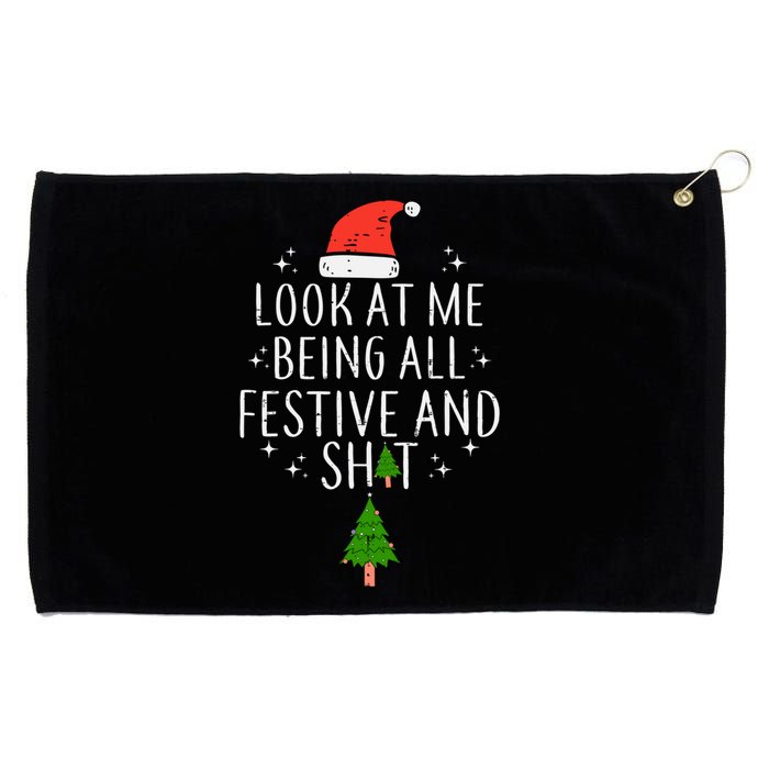 Look At Me Being All Festive Grommeted Golf Towel