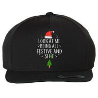 Look At Me Being All Festive Wool Snapback Cap