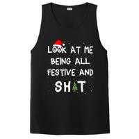 Look At Me Being All Festive Christmas Matching Family PosiCharge Competitor Tank